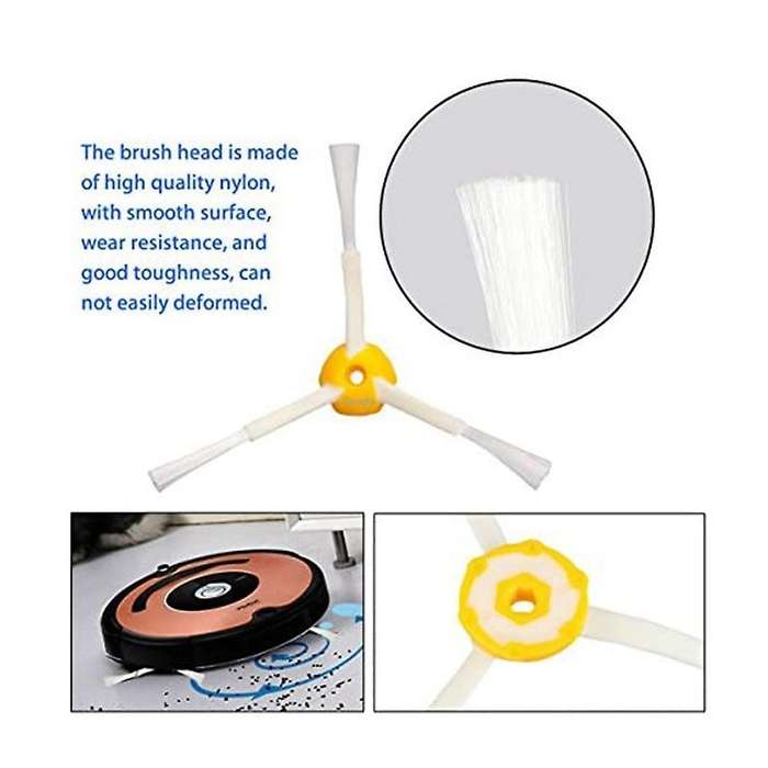 3-armed Side Brush, Accessories for Roomba 500 600 700 Series Vacuum