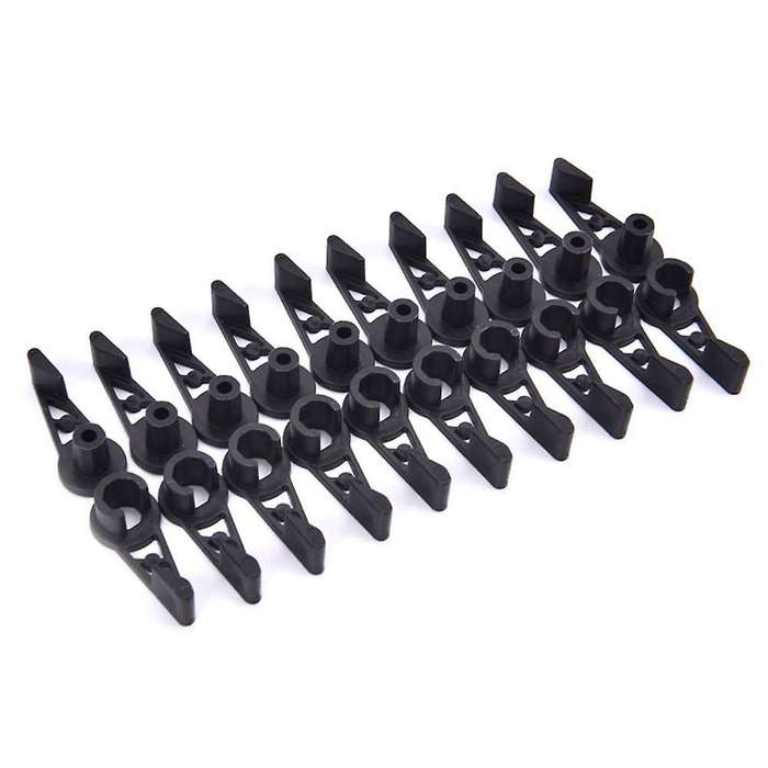 360 Degrees Plant Branch Benders Adjustable Plant Clips Black