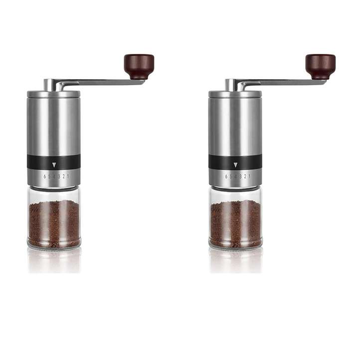 Manual Coffee Grinder - Hand Coffee Mill with Ceramic Burrs