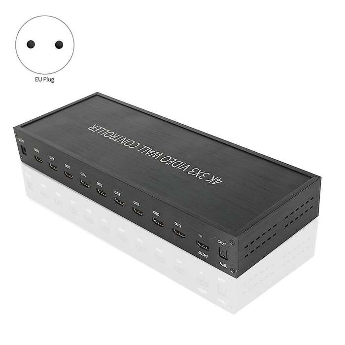 4k 3x3 Video Wall Controller Screen Stitching Hdmi-compatible,eu Plug