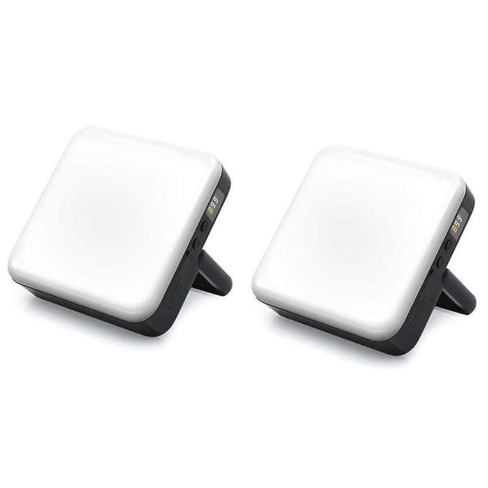 2x Waterproof Led 13500mah Camping Light, with Power Bank Function