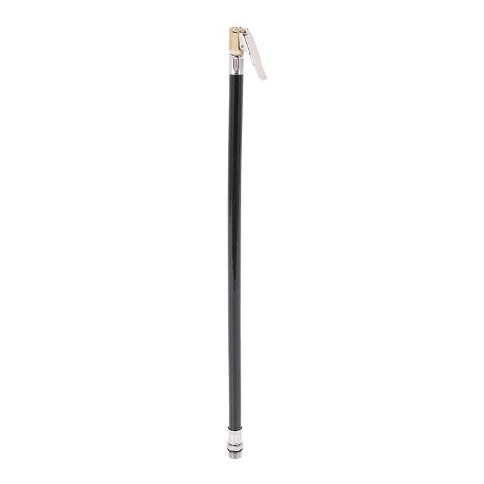 Car Truck 1/2 Inch Male Thread Rubber Inflating Hose Air Tire Inflator 14.6 Inch