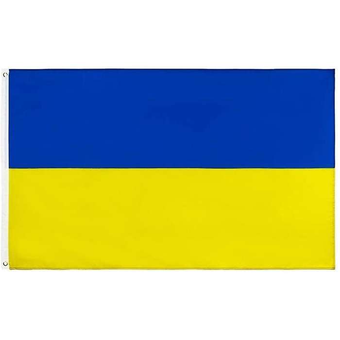 Ukraine National Polyester Flags Outdoor Indoor Decoration Flag 1pcs