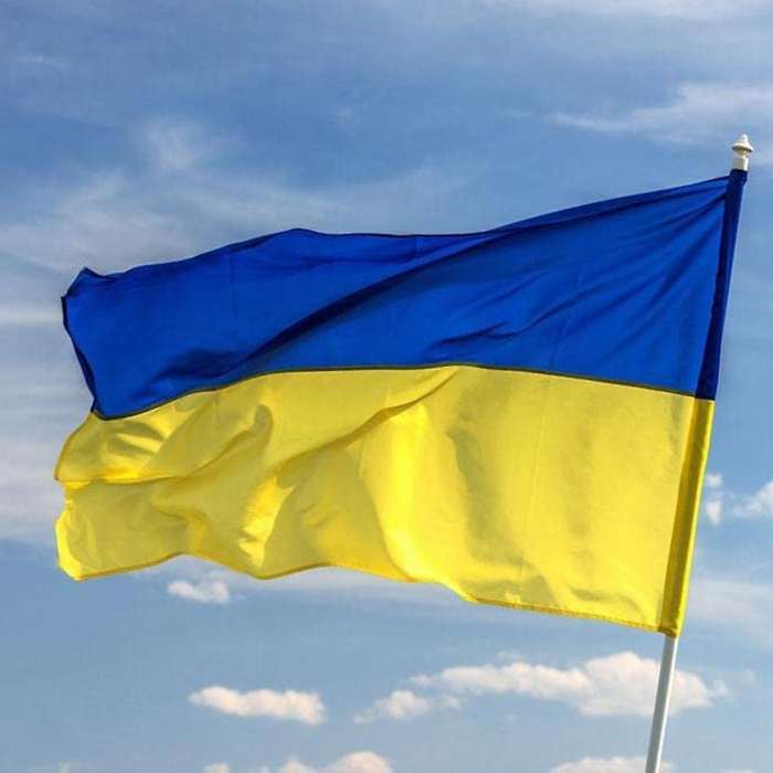 Ukraine National Polyester Flags Outdoor Indoor Decoration Flag 1pcs