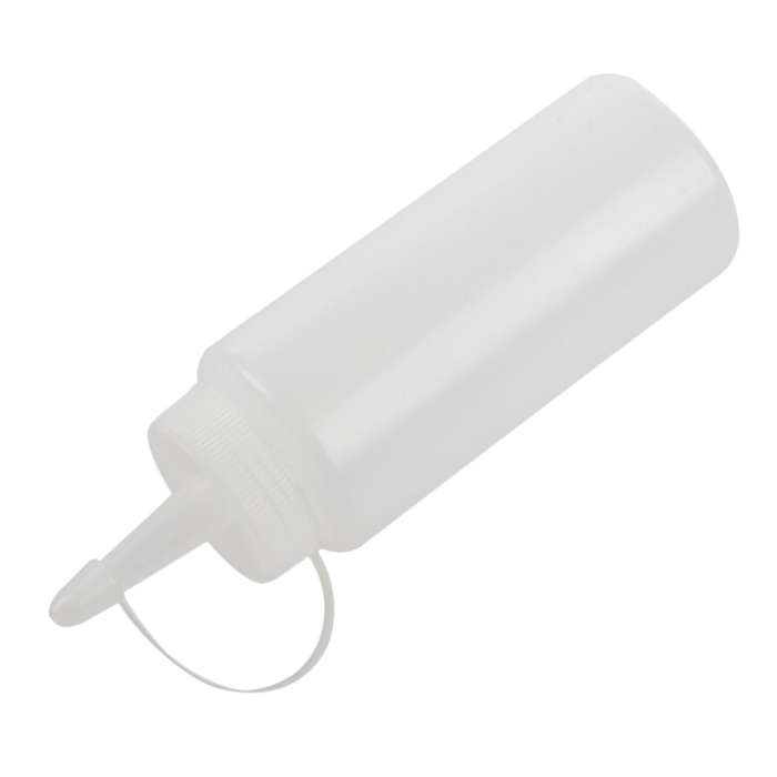 Plastic Squeeze Bottle Condiment Dispenser White 6oz