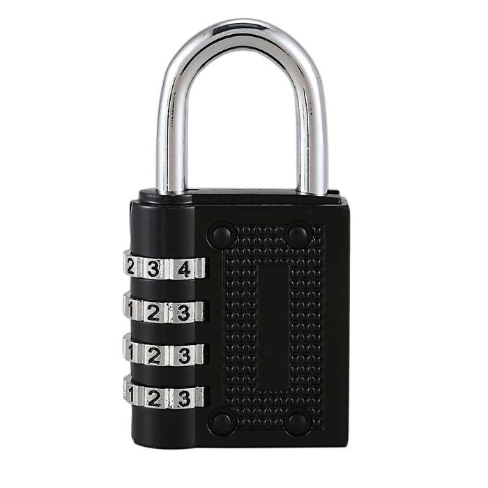 Anti-theft Security Products Zb40 Combination Padlock Black