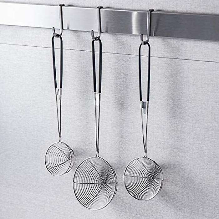 3-piece Set Of Round Hot Pot Spider Skimming Spoon Set, Mesh Spoon