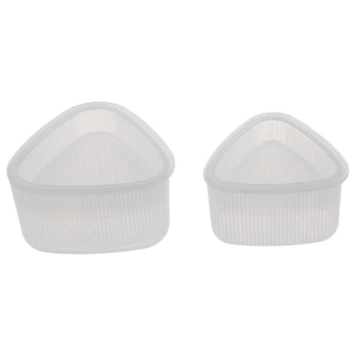 2 Pcs Triangular Form Sushi Mold Onigiri Rice Ball Frame Food Mould