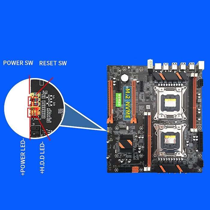 X79 Motherboard Lga2011-3 Ddr4 Dual Channel Support 2x32g for Intel