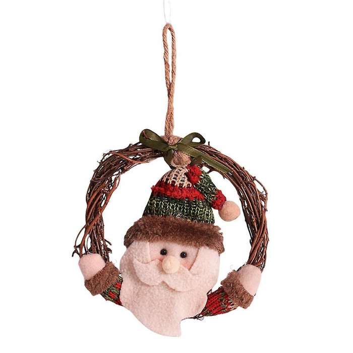 Christmas Wreath Ornaments Xmas Ornaments Hanging Ornament(b)