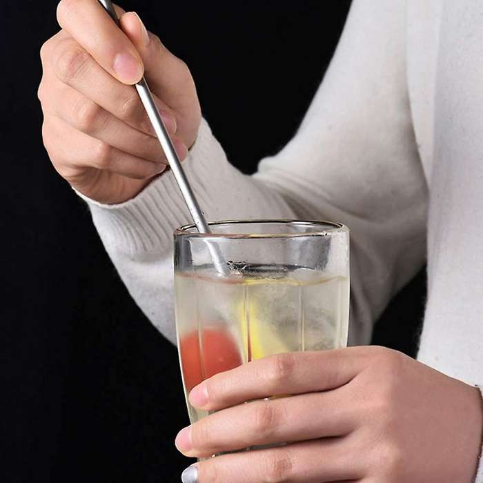 Mixing Stirring Spoon, for Coffee Cocktail Beverage, Set Of 5 Colors