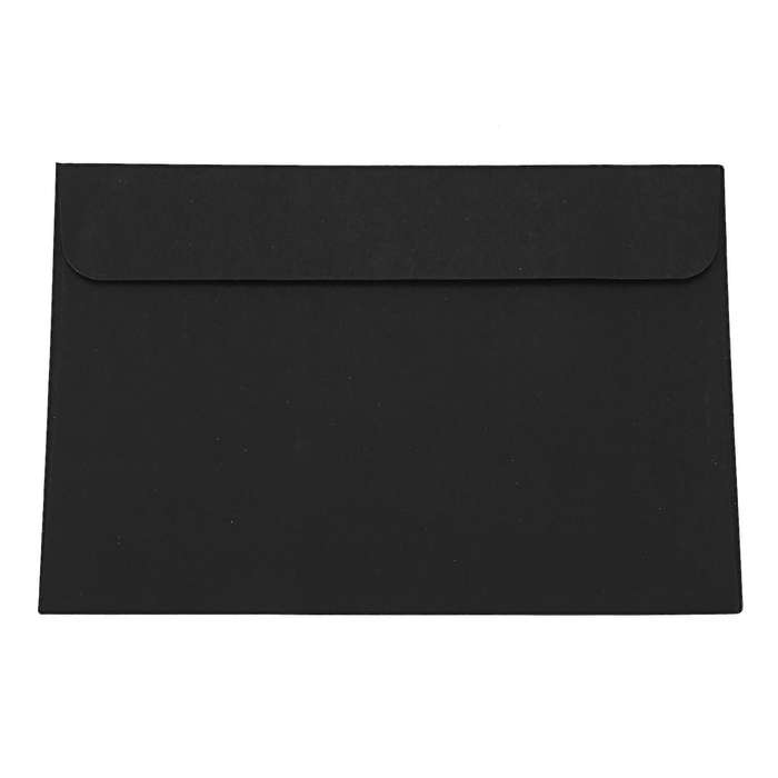10pcs Black Paper Envelope Plain and Plain Postcard Bag
