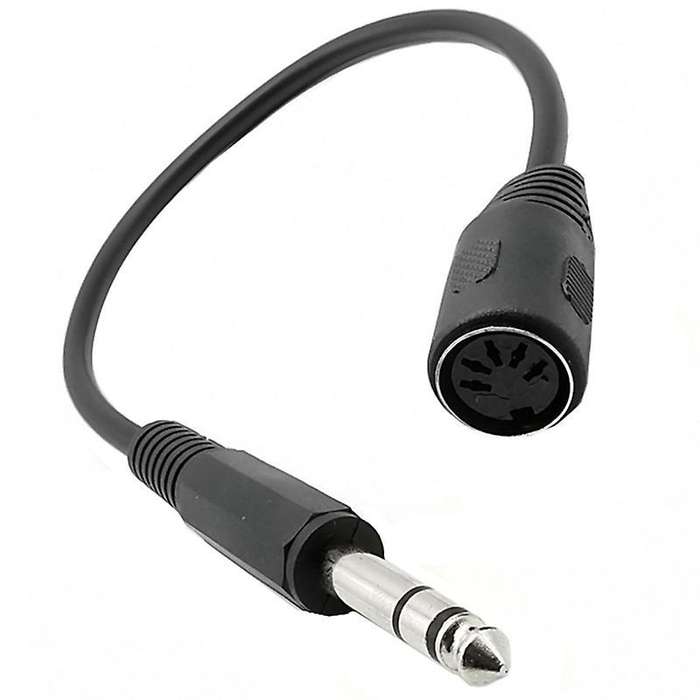 Midi Cable,5-pin Din Female to Monoprice 6.35mm (1/4 Inch) Male Cable
