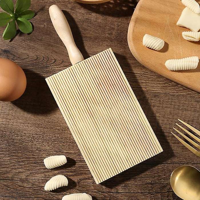 Noodles Wooden Butter Table and Popsicles Pasta Board Gnocchi Roller