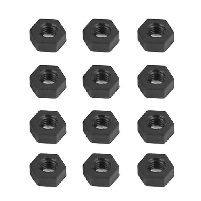 100 Pcs M3 Vite Di Fissaggio In Nylon Esagonali Dadi Nero