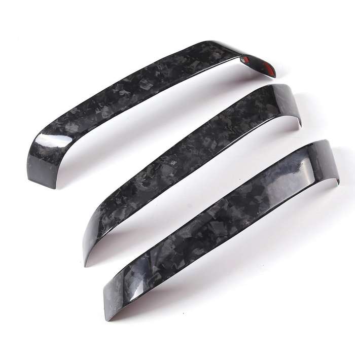Real Carbon Fiber Car Inner Door Handle Trim Cover Car Styling