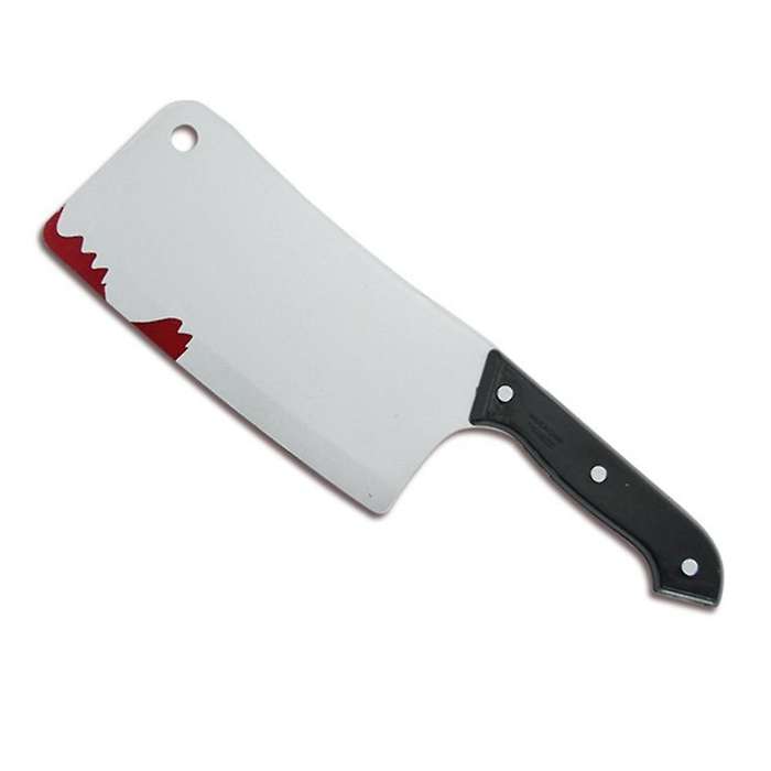 Bloody Cleaver, Fake Knifes Realistic Kitchen Cleaver Prop