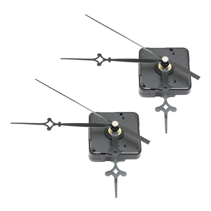 2x Replacement Diy Quartz Clock Movement Mechanism Motor Repair Kit