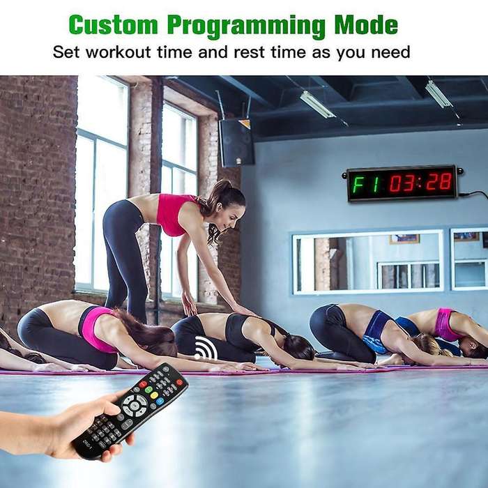 Gym Timer with Remote,interval Timer Stopwatch for Home Gym Fitness