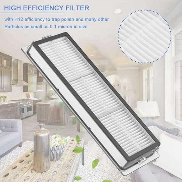 5pcs for Xiaomi Dreame W10 Robot Vacuum Filter Main Side Brush Mop