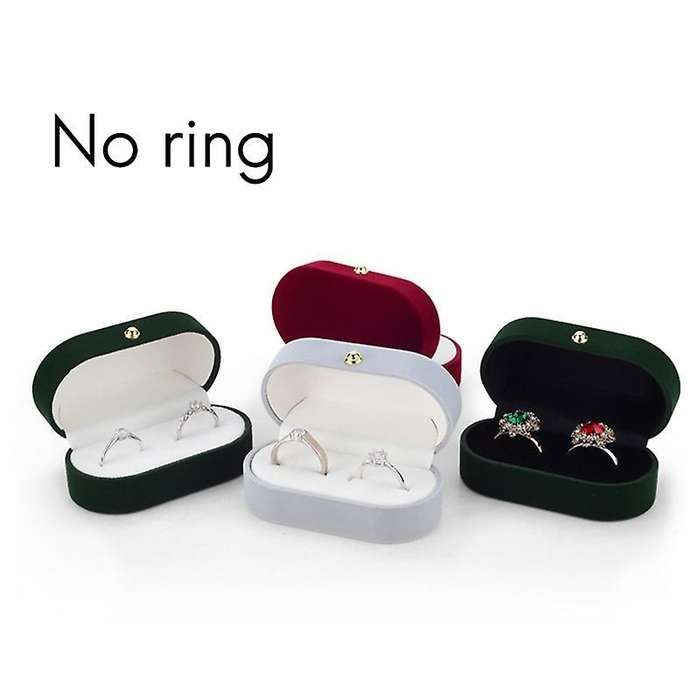 Velvet Silk Pair Ring Box Wedding Ring Box Single Ring Box Wedding A