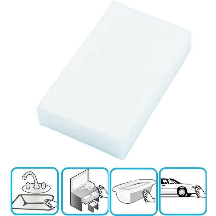 20pcs Magic Multi Sponge 10cmx6cmx2cm(white)