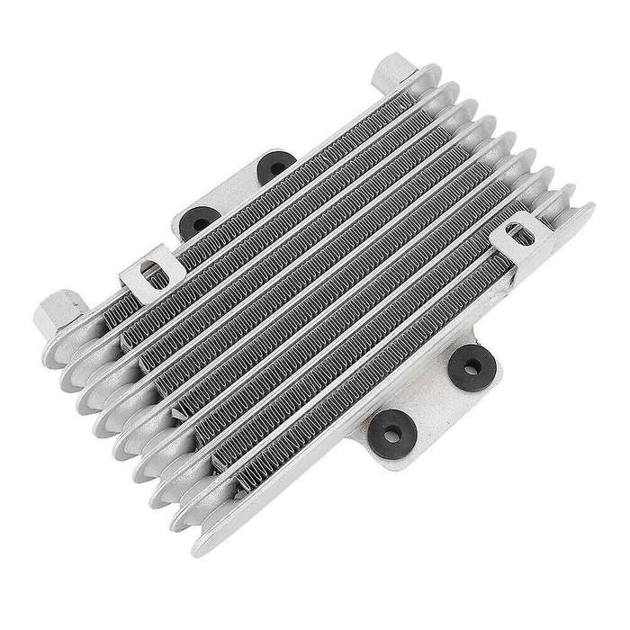 Motorcycle Engine Oil Cooler Fan Cooling Radiator Aluminum 125ml