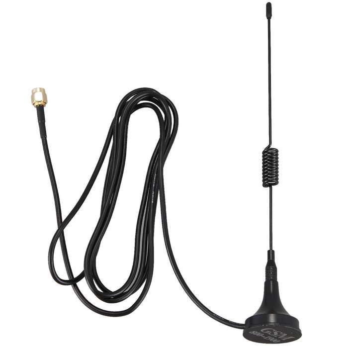 900-1800mhz Antenna 5dbi Gsm Rp-sma Plug Rubber +cable Extension