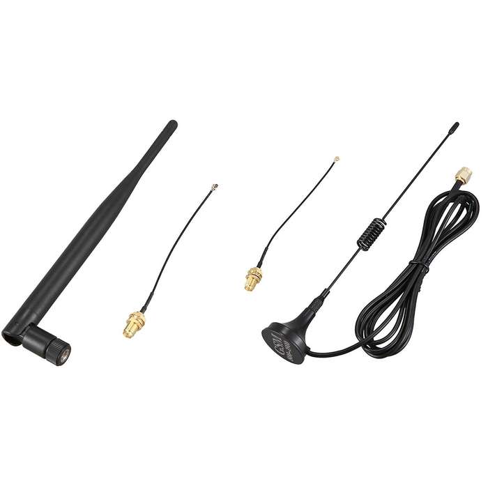 900-1800mhz Antenna 5dbi Gsm Rp-sma Plug Rubber +cable Extension