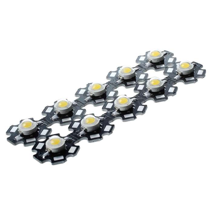 10 Pieces 3w High Power Warm White Led Light Lamp Bulbs