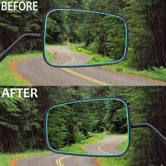 Motorcycle Waterproof and Anti-fog Rearview Mirror Protective Film