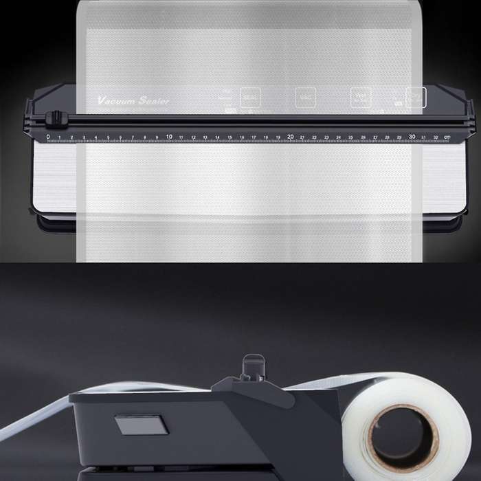 30cm Sealer Machine with 15pcs Sealer Bags for Dry Moist Food Us Plug