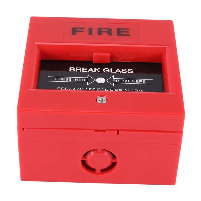 Ac 250v/12v Dc 12v Resettable Manual Call Point Fire Alarm Pull Station