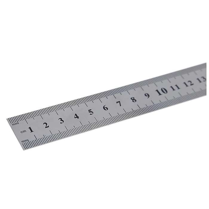 Stainless Steel 60cm 23.6 Inch Measuring Long Straight Ruler