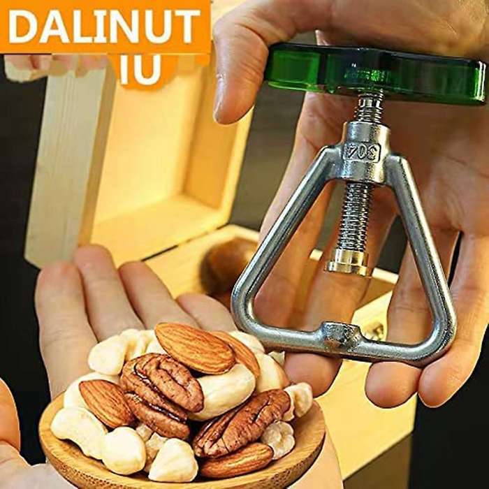 Nutcracker with Non-slip Handle,stainless Steel Tool for All Nuts