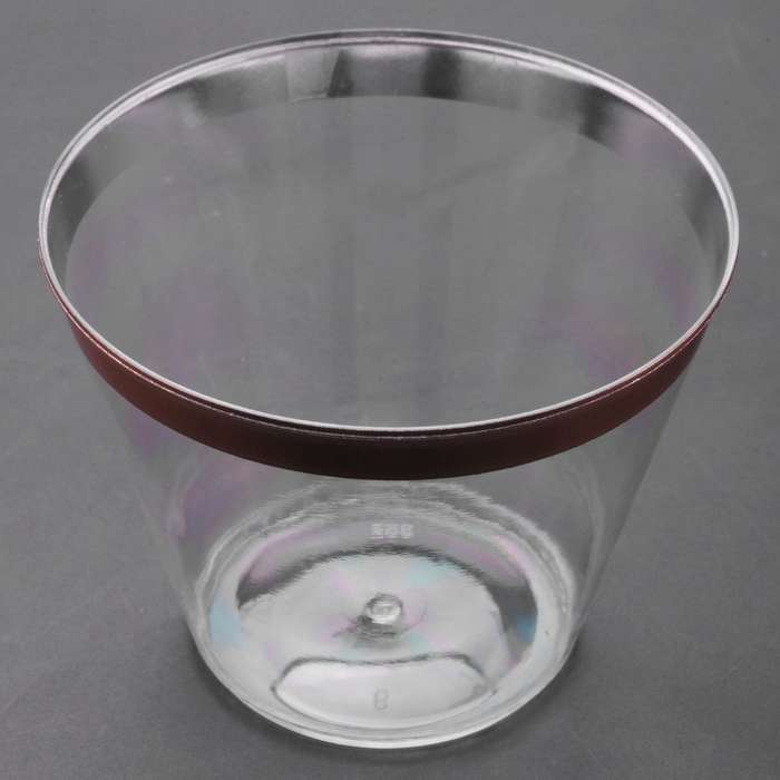 1 Sets Of Rose Gold Disposable Tableware Set Cup Plastic Plate Table