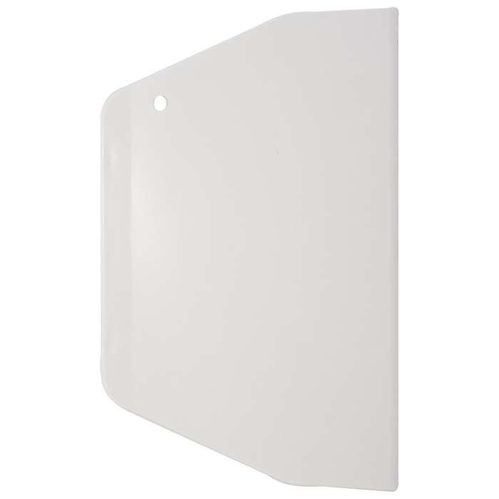 19 Cm X 12.5cm Flat White Plastic Cake Decorator Dough Pastry