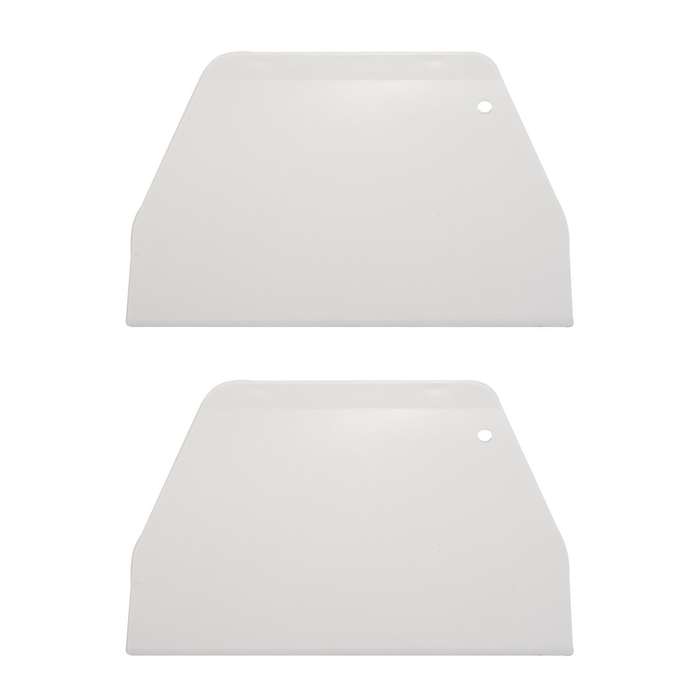 19 Cm X 12.5cm Flat White Plastic Cake Decorator Dough Pastry