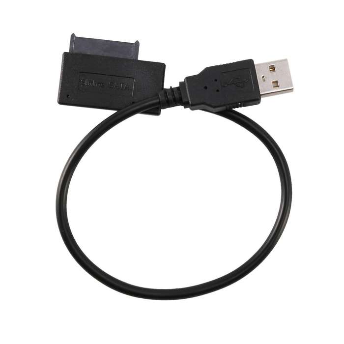 Usb 2.0 to Mini Sata Ii 7+6 13pin Adapter Converter Cable