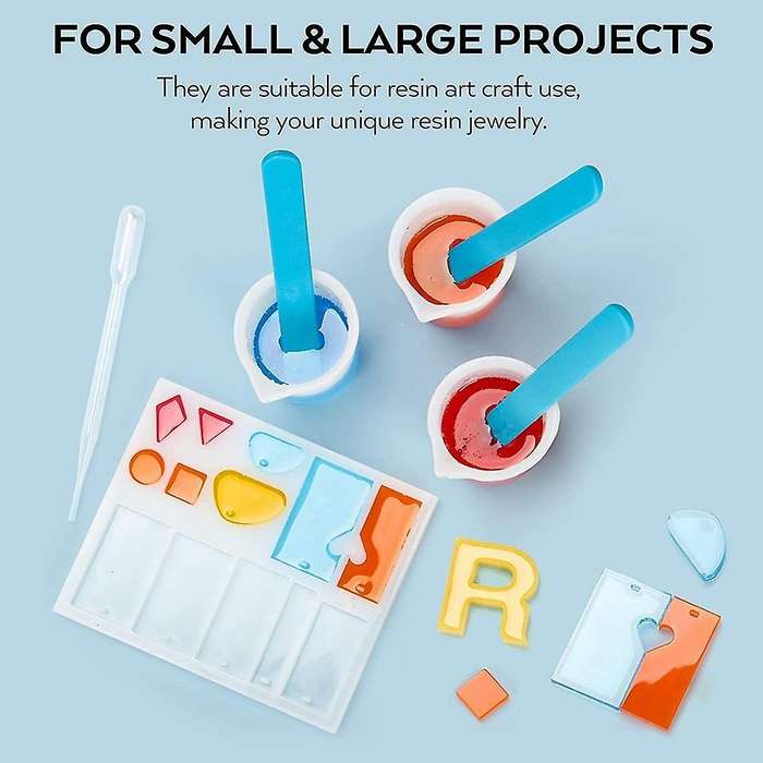 Silicone Measuring Cups Kit with Silicone Popsicle Stir Stick