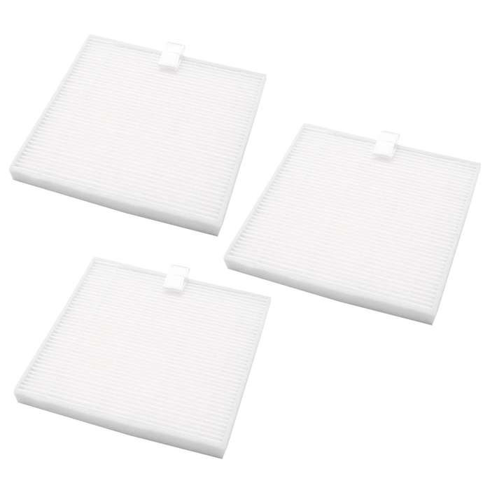 3pc Filter Screen Replacement Accessories for Ilife V8 (white+black)