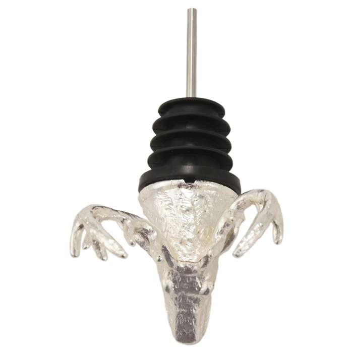 Zinc Alloy Deer Stag Head Wine Pourer Unique Wine Bottle Bar Tools