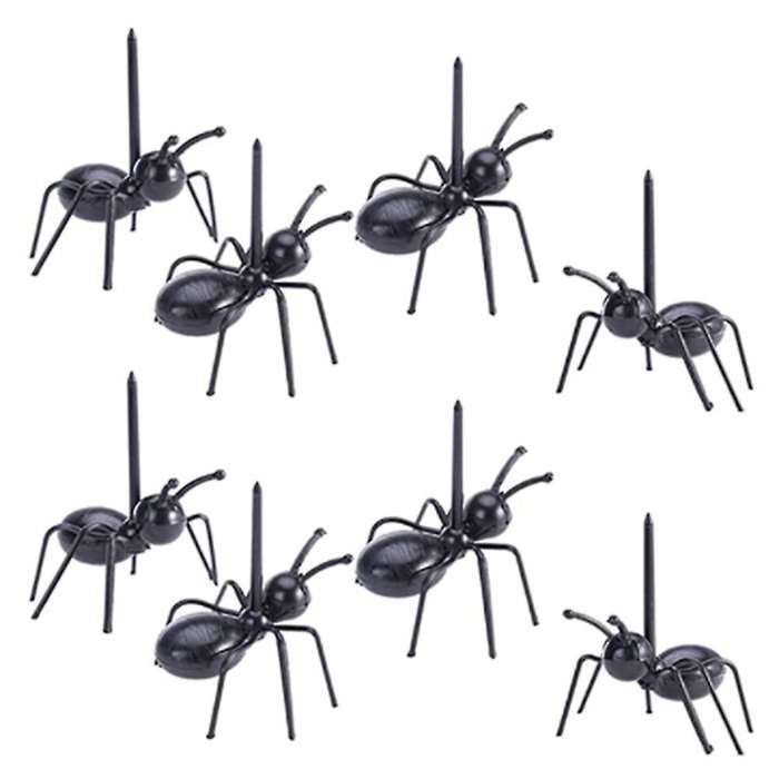 24pcs Reusable Ant Food Fork Fruit Toothpick Dessert Children& Party
