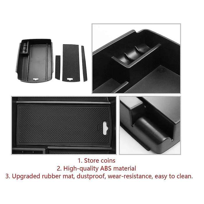 Central Console Armrest Storage Box Holder Interior Organizer Glove