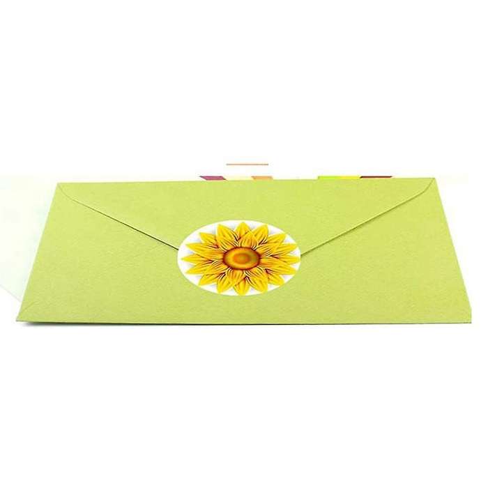 Sunflower Stickers, 1 Inch Self Sticker for Thanksgiving 8 Designs