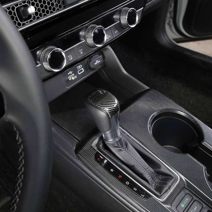 For 2022 Honda Civic 11th Stainless Steel Gear Shift Knob Cover Trim