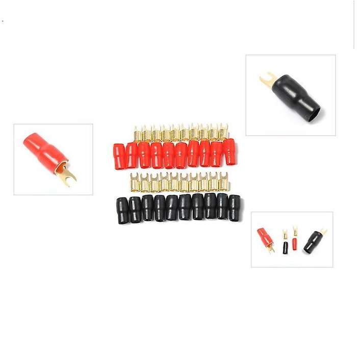 Adapter Connector Plug Crimp Barrier Speaker Wire Terminal