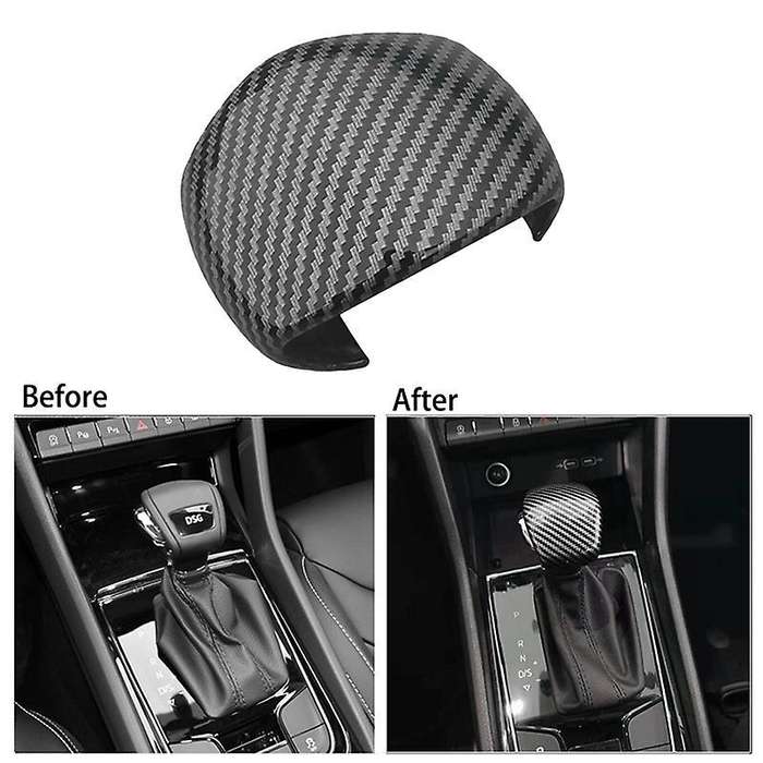Gear Head Knob Shift Cover Trim Shift Knob for Skoda Kodiaq Gt 17-19