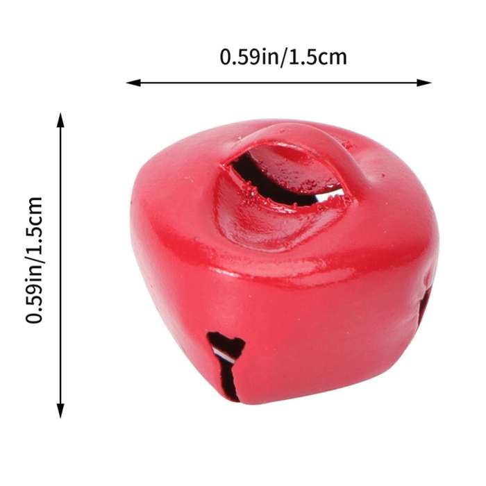 36pcs Red and White Jewelry Making Accessories Set Christmas Bell