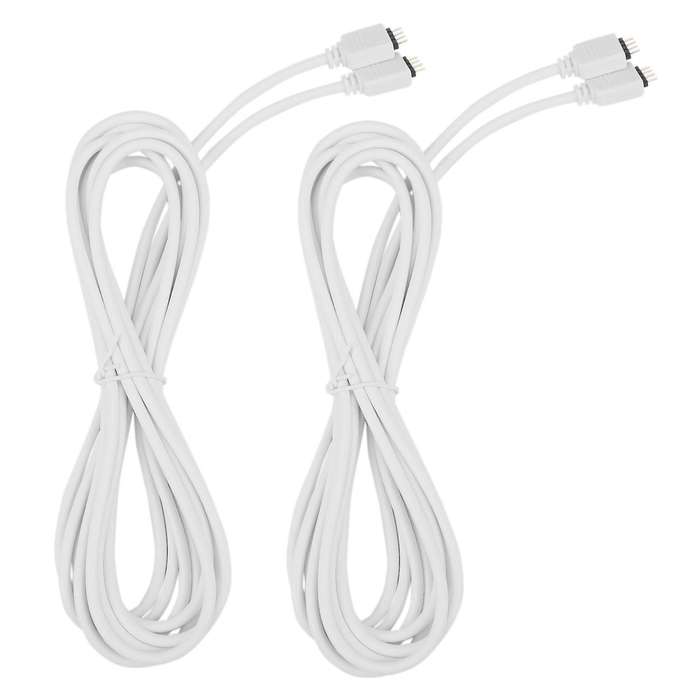 2x 4pin Extension Wire Connector Rgb 5050 3528 Led Strip Light 3meter